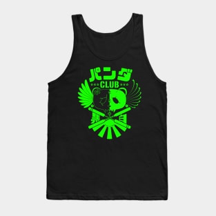 Panda Club Logo Design (Green) Tank Top